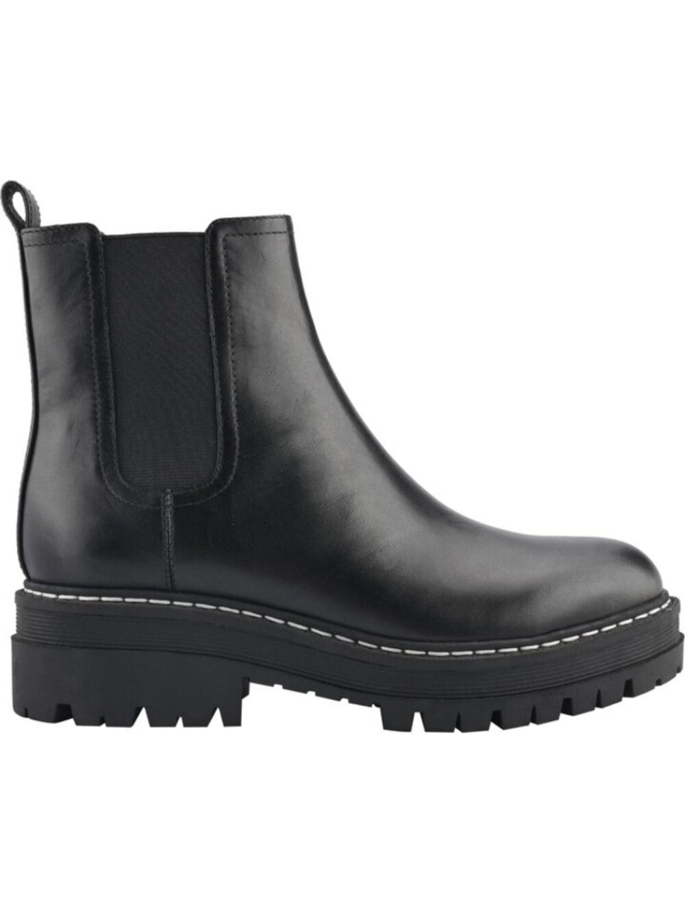 Marc Fisher Padmia Lug Sole Leather Chesea Boots